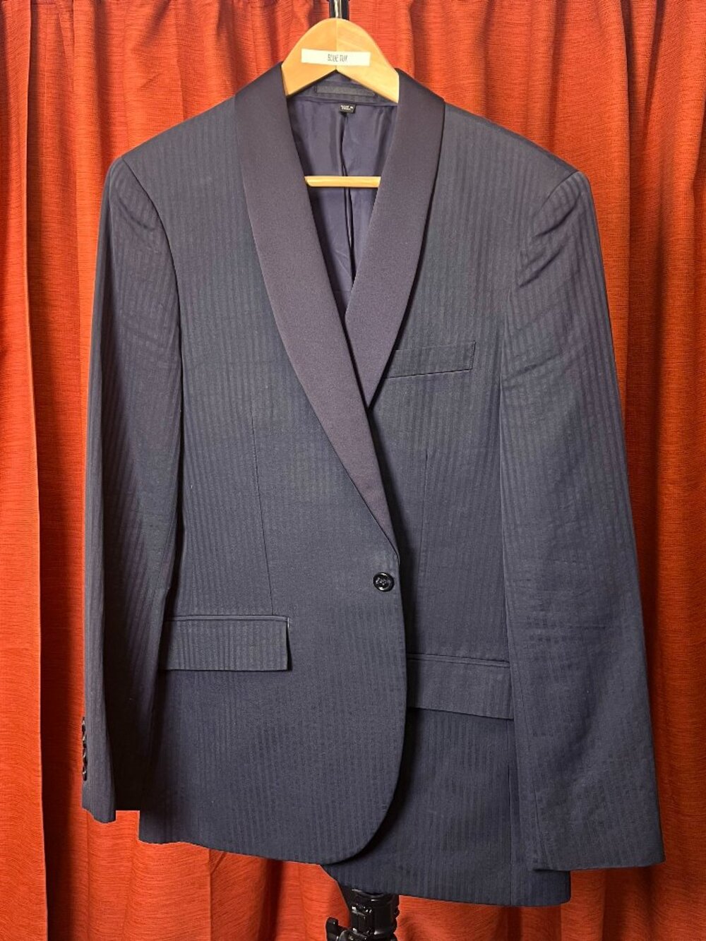J.Crew Midnight Blue Ludlow Tuxedo Jacket 40R Slim
